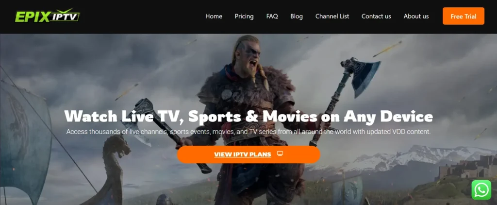 EPIX IPTV premium service superior streaming and reliability